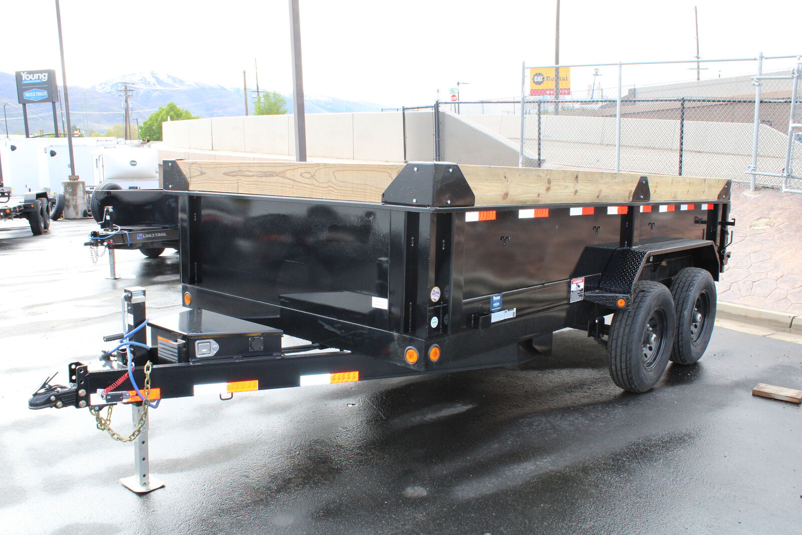 7 x 14 Dump Trailer Rental only $69 a day