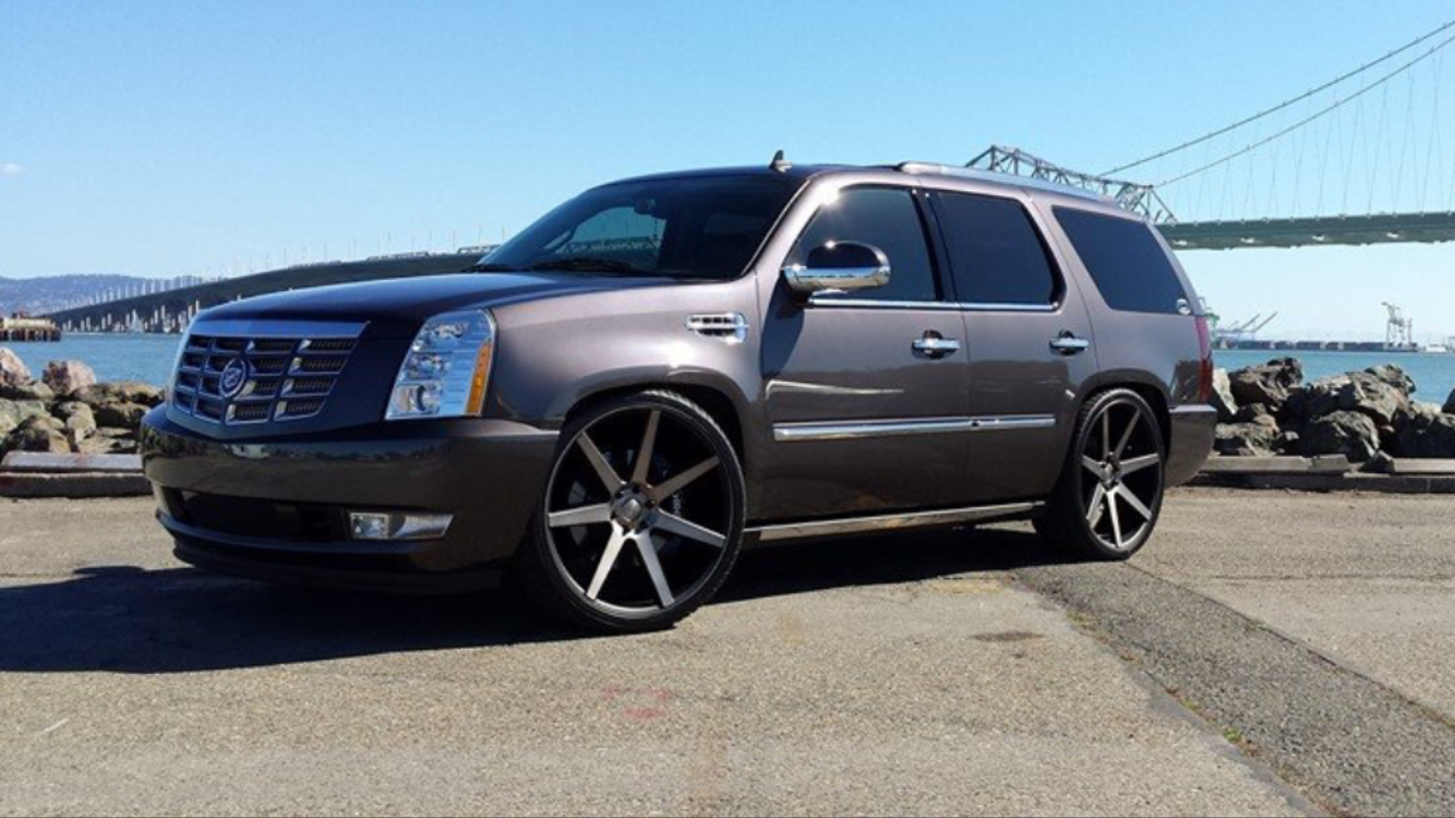 26" Dub Future S127 Machine Black rims 6x5.5 6x139.7 with tires $800 OBO