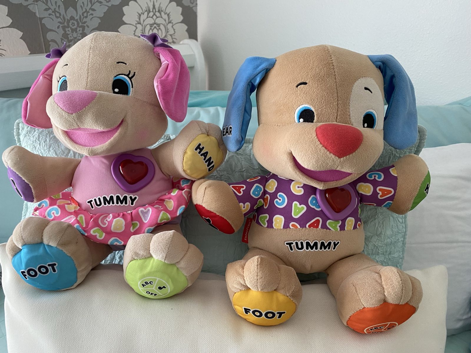 Fisher Price Laugh & Learn Smart Stages Plush Puppy Learning Puppies 