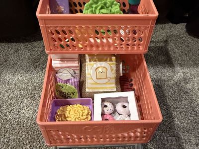 Our Generation Doll Grocery Shopping Cart Playset with Play Food Accessories