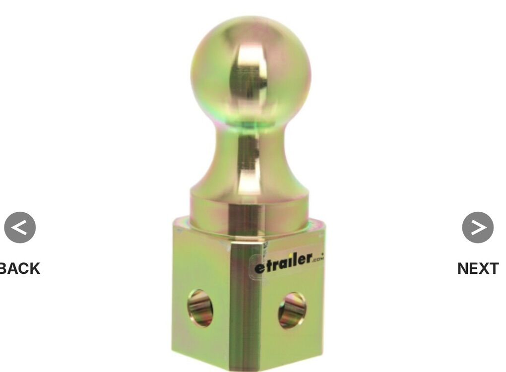 Bmw 2 5/16 Turnover Ball For Toyota 30,000 Pound