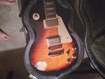 Electric guitar and amp