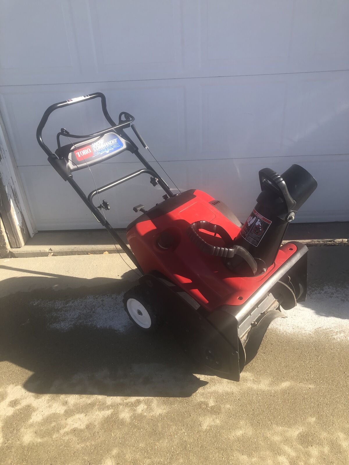 ELECTRIC START TORO SNOW COMMANDER SNOWBLOWER WITH POWER PROPEL