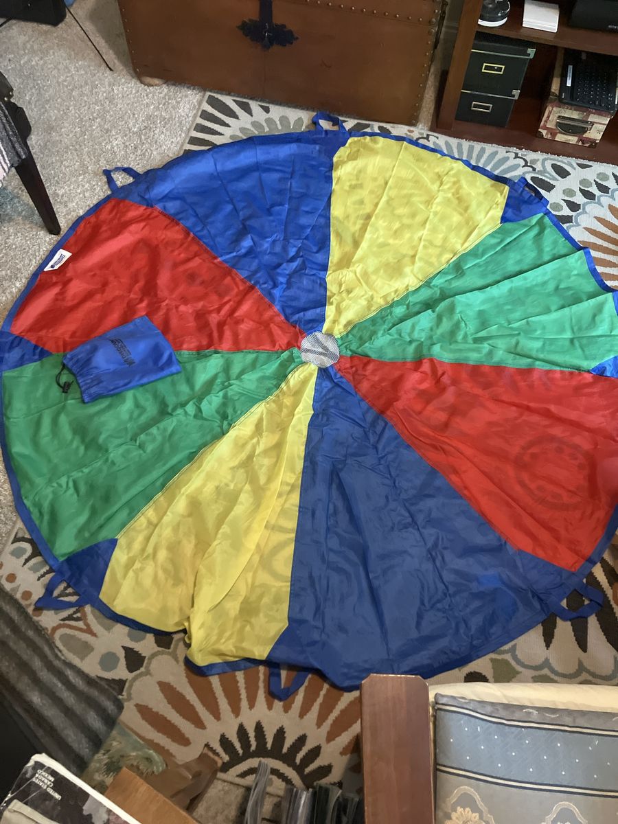 Like New 8ft "Brawny Tough" Play Parachute