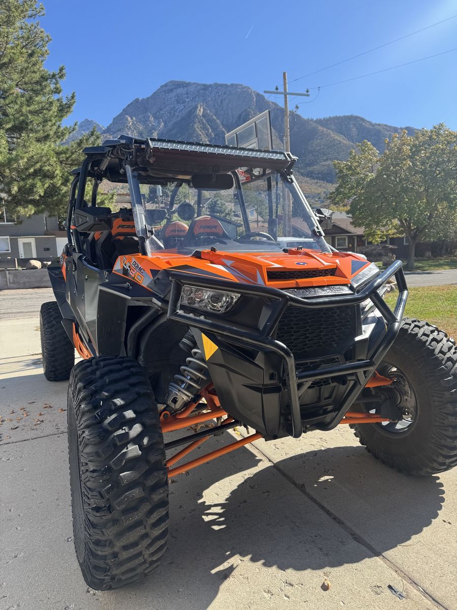 Polaris RZR XP 4 Turbo EPS Side-by-Side UTV - Orange & Black, 4-Seater