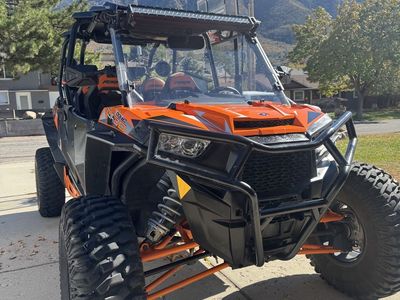 Polaris RZR XP 4 Turbo EPS Side-by-Side UTV - Orange & Black, 4-Seater