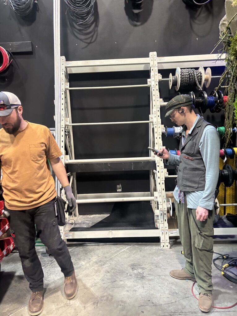 Metal Spool Rack Storage