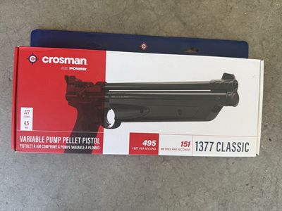 Crosman pellet pistol (pump)