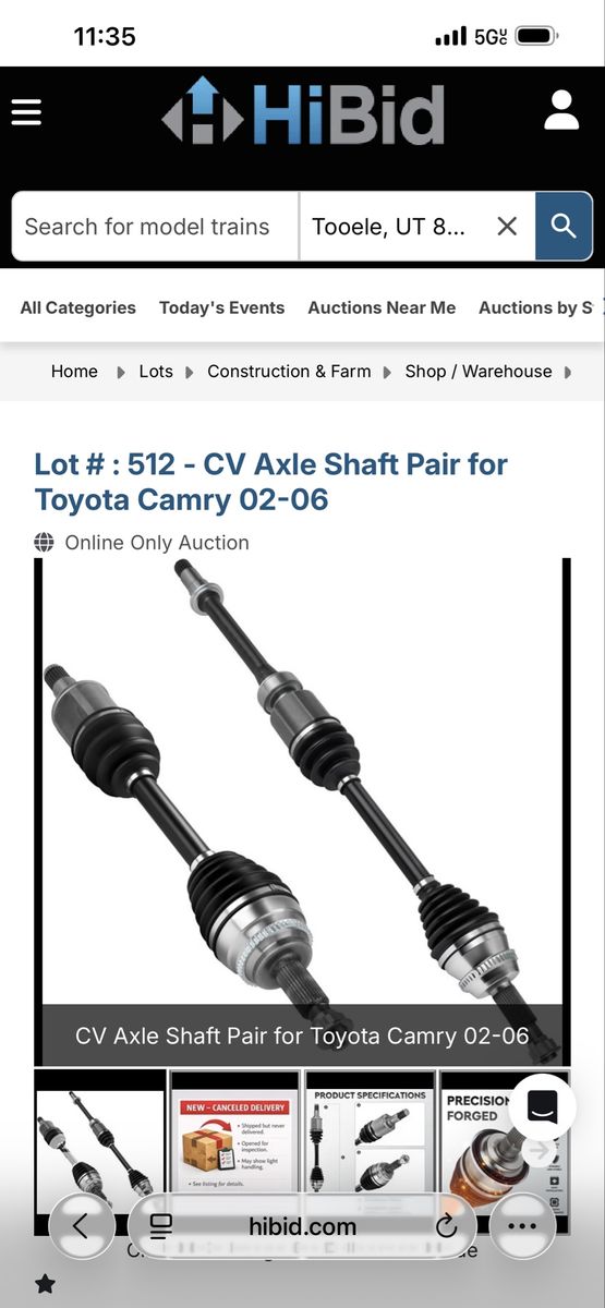 New ILONPA CV Axle Shaft Pair for Toyota Camry 02-06, Highlander/Solara/Lexus ES300/RX330/RX350