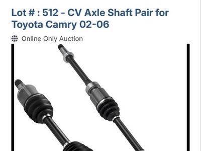 New ILONPA CV Axle Shaft Pair for Toyota Camry 02-06, Highlander/Solara/Lexus ES300/RX330/RX350