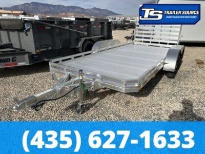 6.5x16 Alcom Mission FA 2.0 Tandem Axle Utility Trailer - 7K GVWR Alloy Wheels