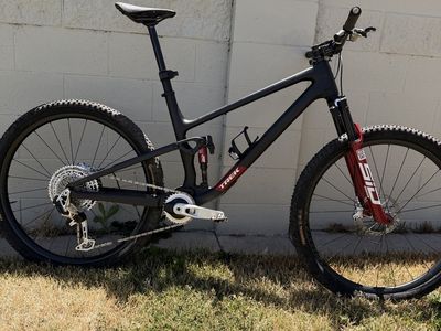 Custom Trek Top Fuel Carbon Full Suspension Mountain Bike XL
