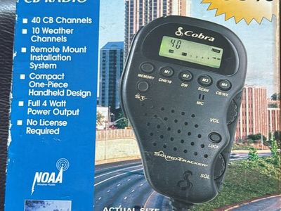 Cobra 75 WX ST Compact/Remote Mount CB Radio with SoundTracker Noise Reduction