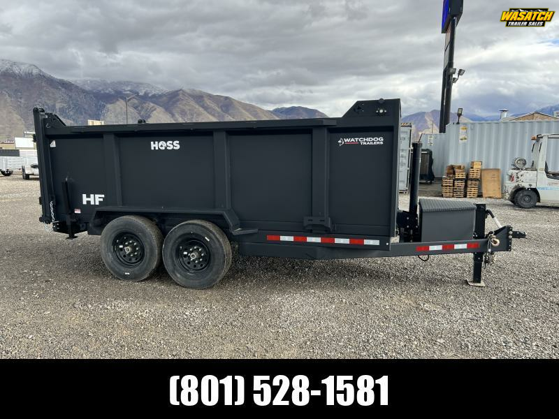 Watchdog 7x14 Hoss Rumble Bed Dump Trailer
