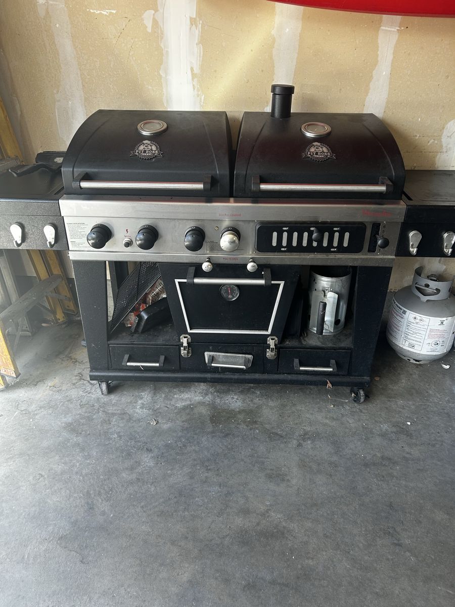 Pit Boss Smoker/ Grill Combination Gas, electric , and Charcoal Grill Smoker