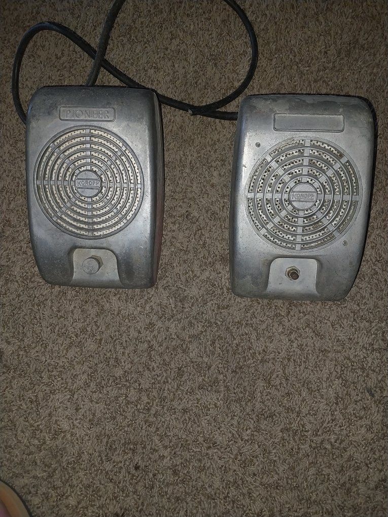 Vintage1950's  Koropp drive In cinema speakers from Provo Utah (pioneer twin peaks theater)