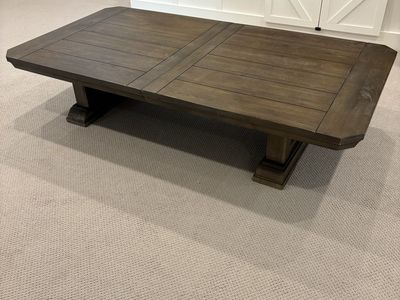 Large Solid Wood Coffee Table