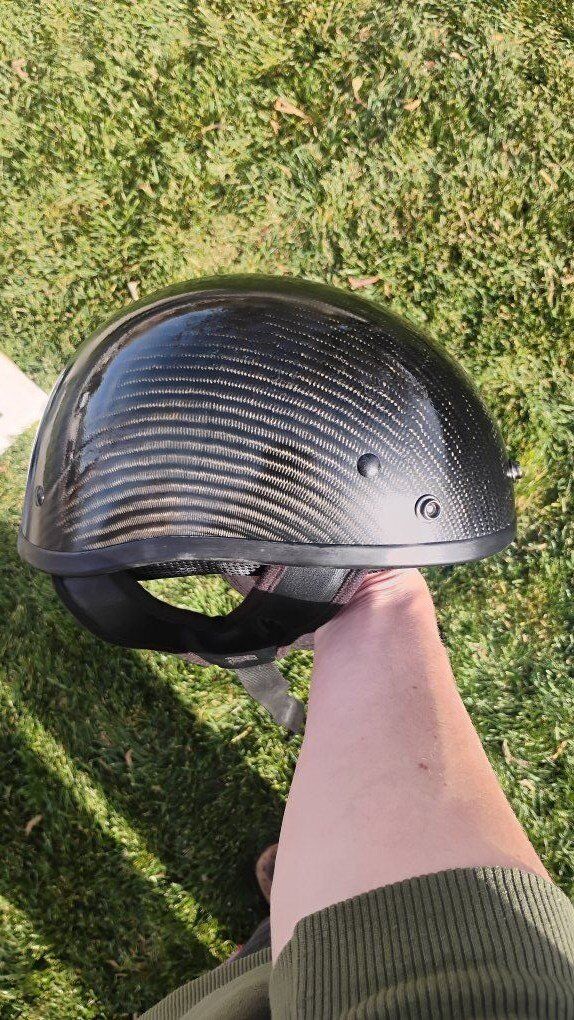 Carbon Fiber Motorcycle Helmet