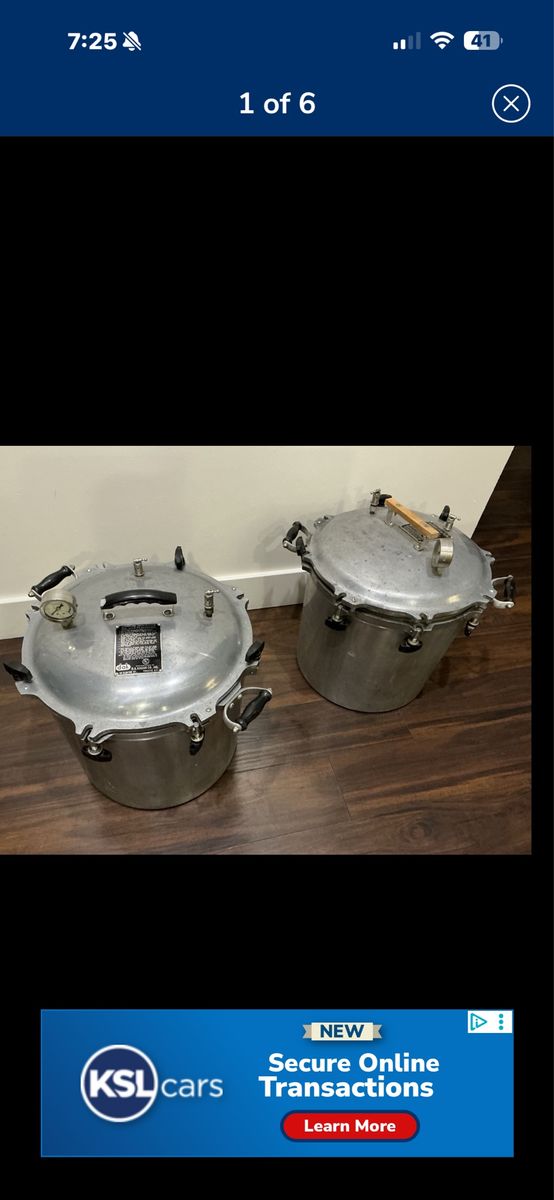  D.A. Kadan Pressure Canner Cooker Heavy Duty Aluminum like all american 41 q like all American