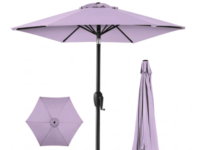 Best Choice Products 7.5ft Patio Umbrella Lavender Outdoor Market Tilt Umbrella
