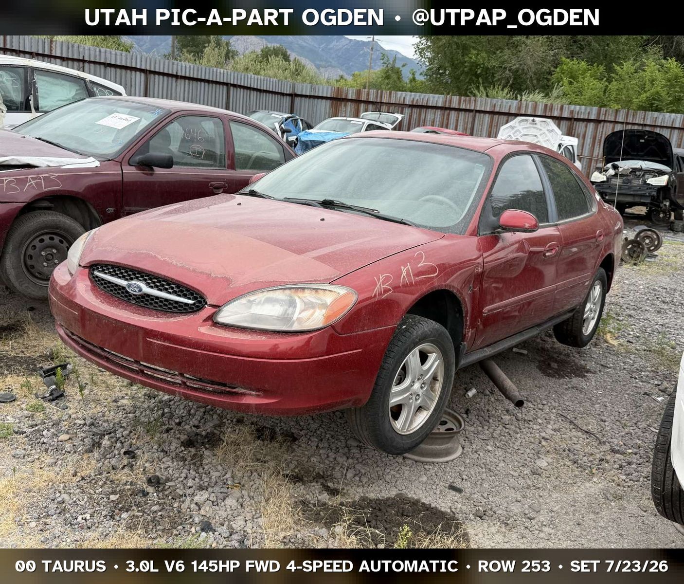 Just In! 2000 Ford Taurus Parts - UTPAP Ogden