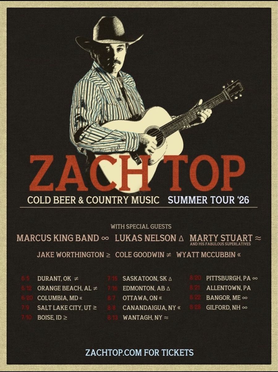2 Zach Top Lawn Tickets - Utah First Credit Union Amphitheater (7/9)