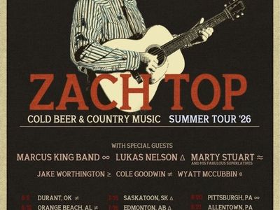 2 Zach Top Lawn Tickets - Utah First Credit Union Amphitheater (7/9)