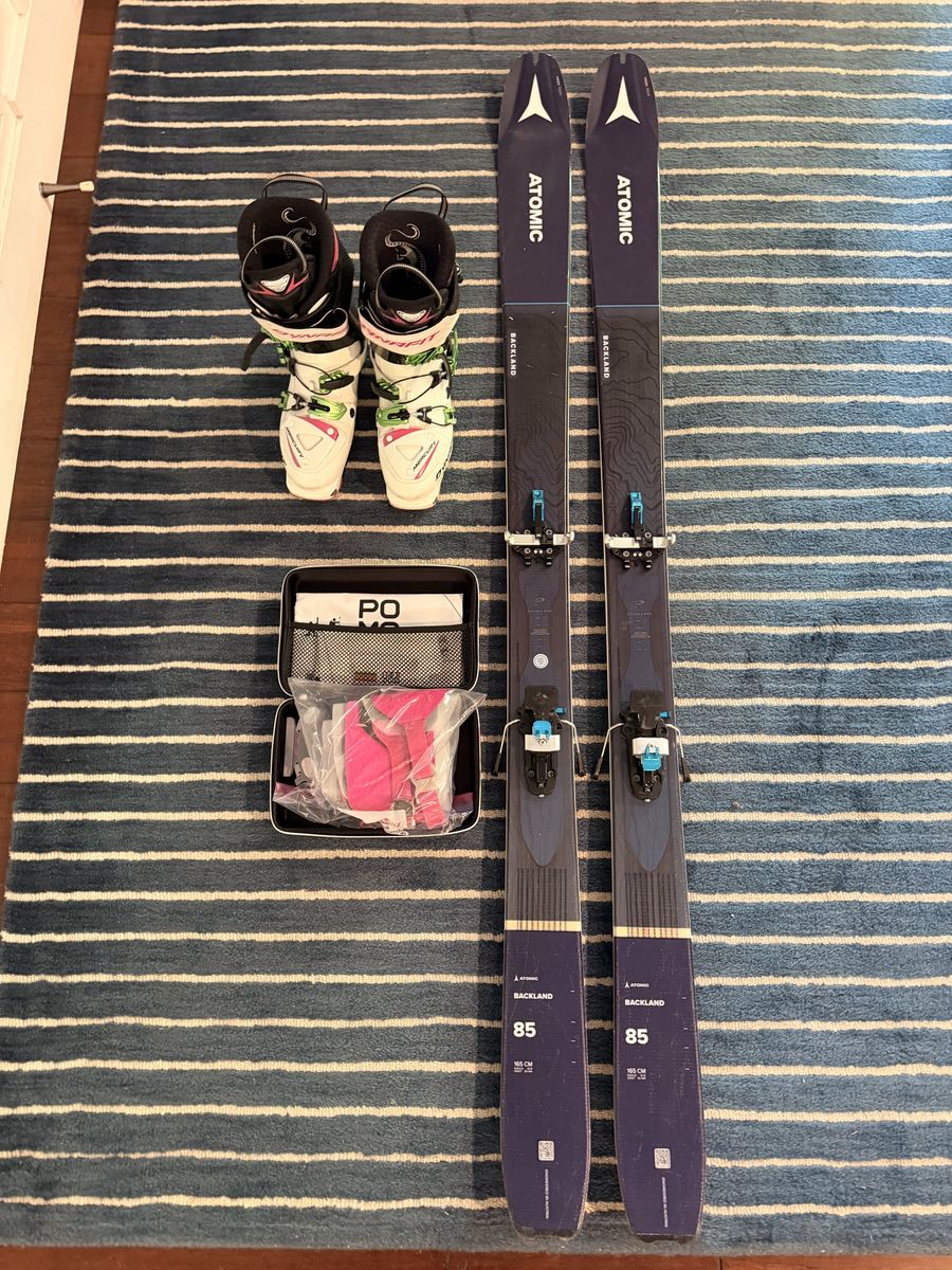 Backcountry ski tour setup!