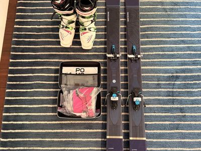 Backcountry ski tour setup!