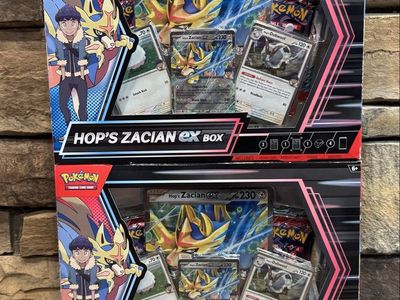 Pokémon Hop’s Zacian EX Box Pokemon cards tcg