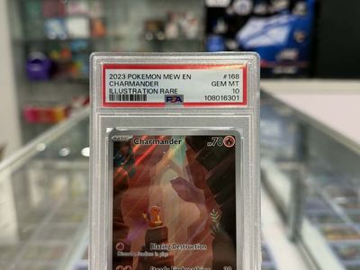 Pokémon Charmander TCG #168/165 Scarlet & Violet 151 Card PSA 10