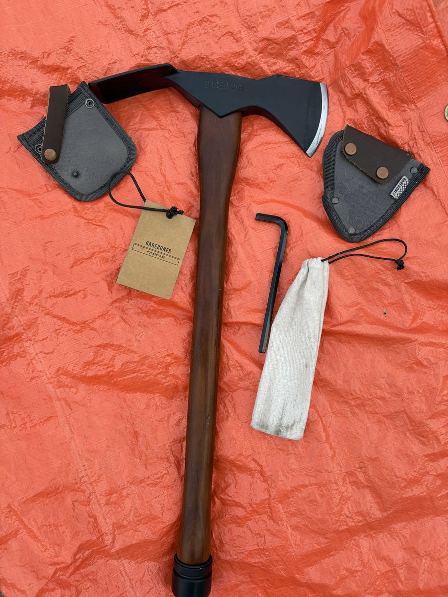 Barebones Pulaski Axe with Blade Covers – 22 in