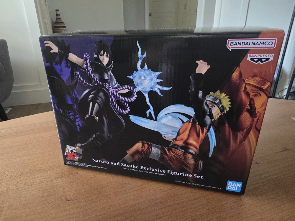 Naruto and Sasuke Exclusive Figurine Set 20th Anniversary