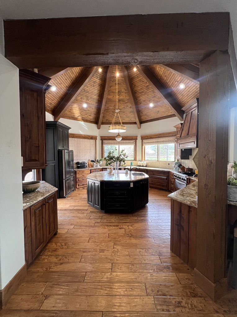 Solid Wood Custom Kitchen Cabinets