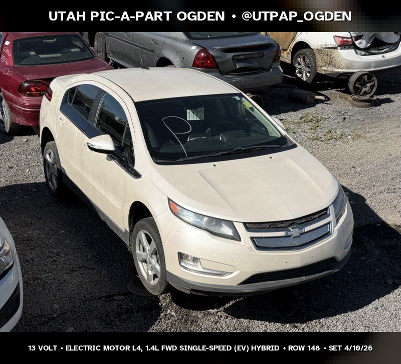 2013 Chevrolet Volt Parts - UTPAP Ogden