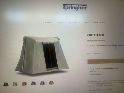 Springbar Outfitter Tent