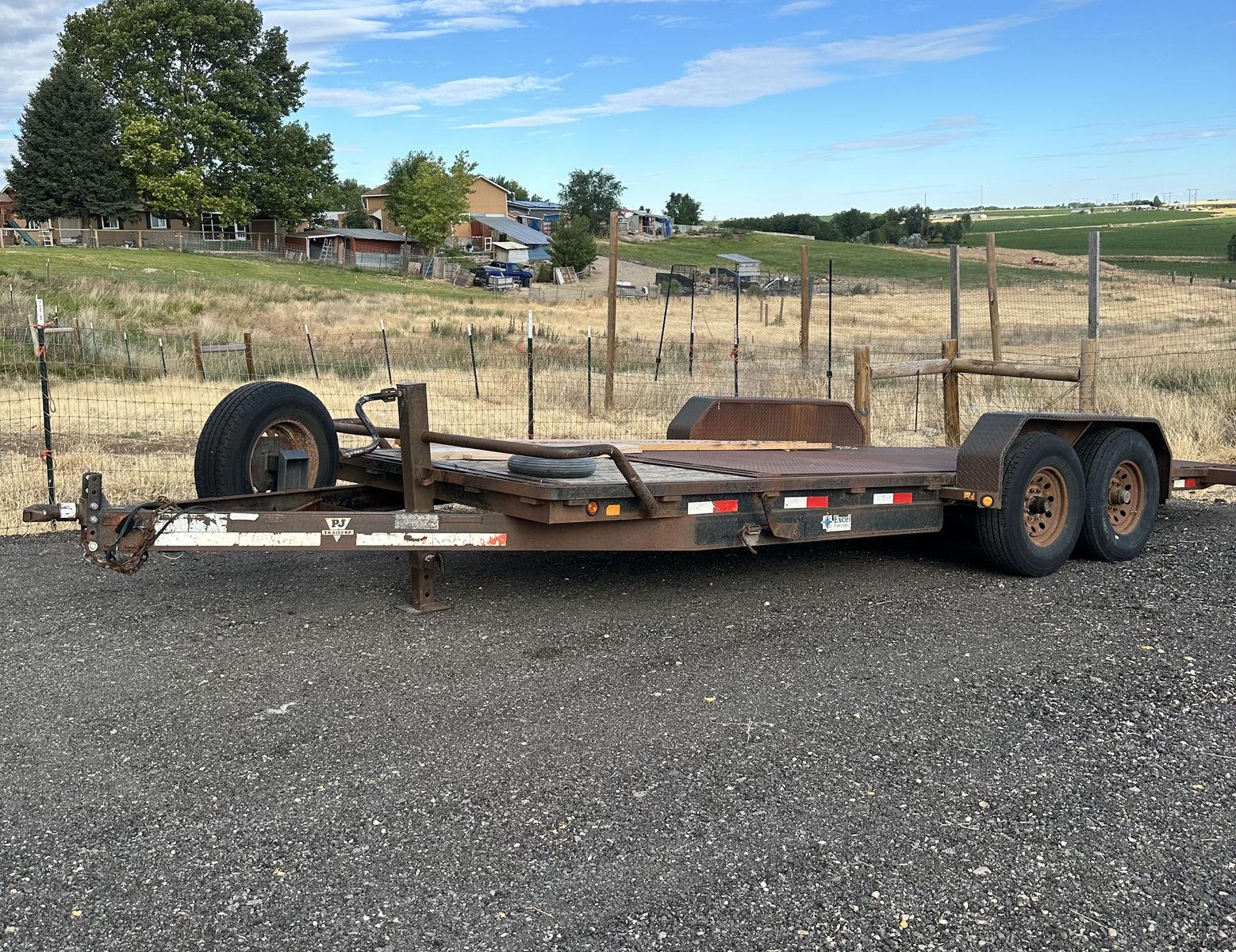 PJ Trailers tilt bed equipment/vehicle Trailer