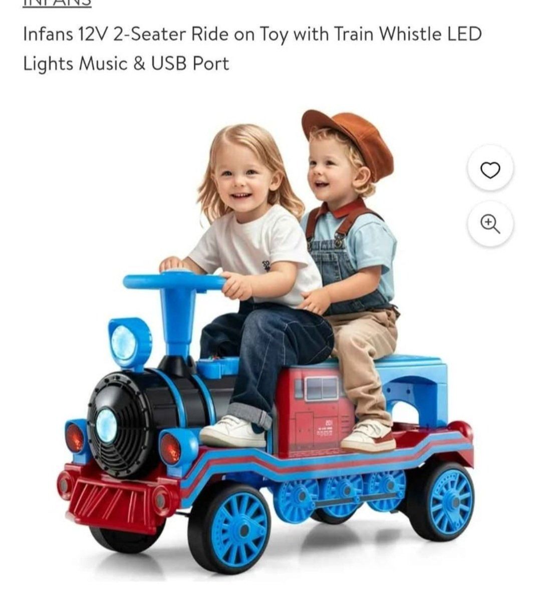 ride on 12v train car toy NEW