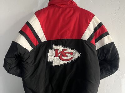 Vintage 90s Kansas City Chiefs NFL Game Day Turbo Zone Puffer Jacket M