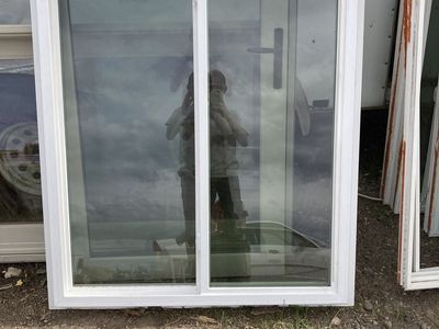 White Used Window