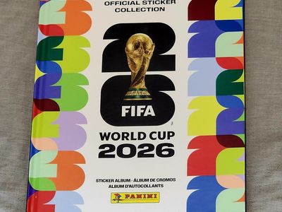 Panini FIFA World Cup 2026 Official Sticker Collection Album Lot with Foil Stickers