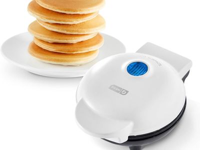 Dash Mini Maker Griddle for Pancakes Eggs Sandwiches Brand New 350 Watts Great for Camping or Dorms