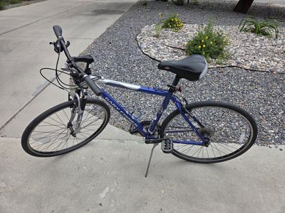 Gary Fisher Tiburon Hybrid Bike - Blue Aluminum Frame, 21-Speed, Ready for Commuting & Trails