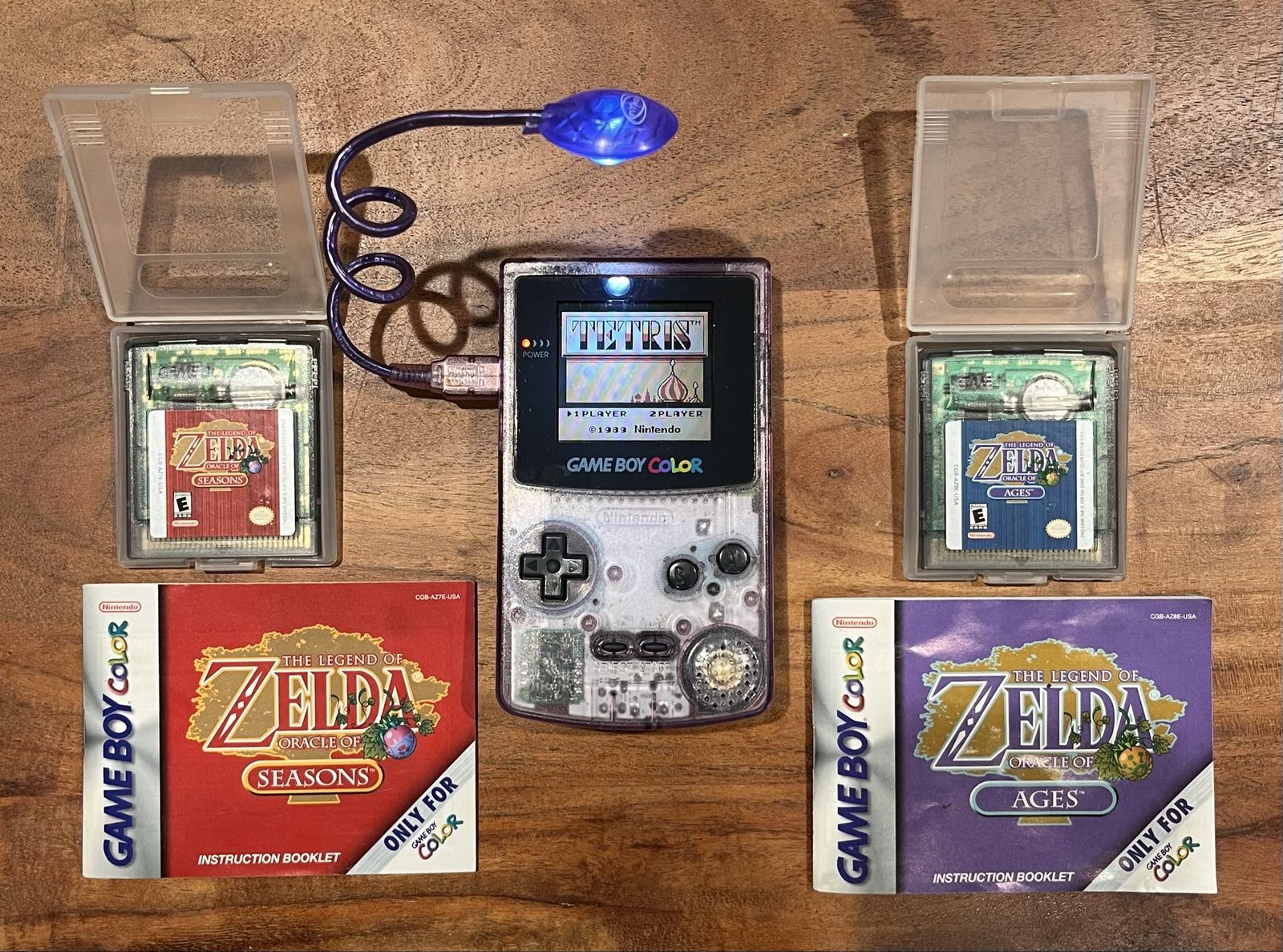 Atomic Purple Nintendo Game Boy Color Bundle