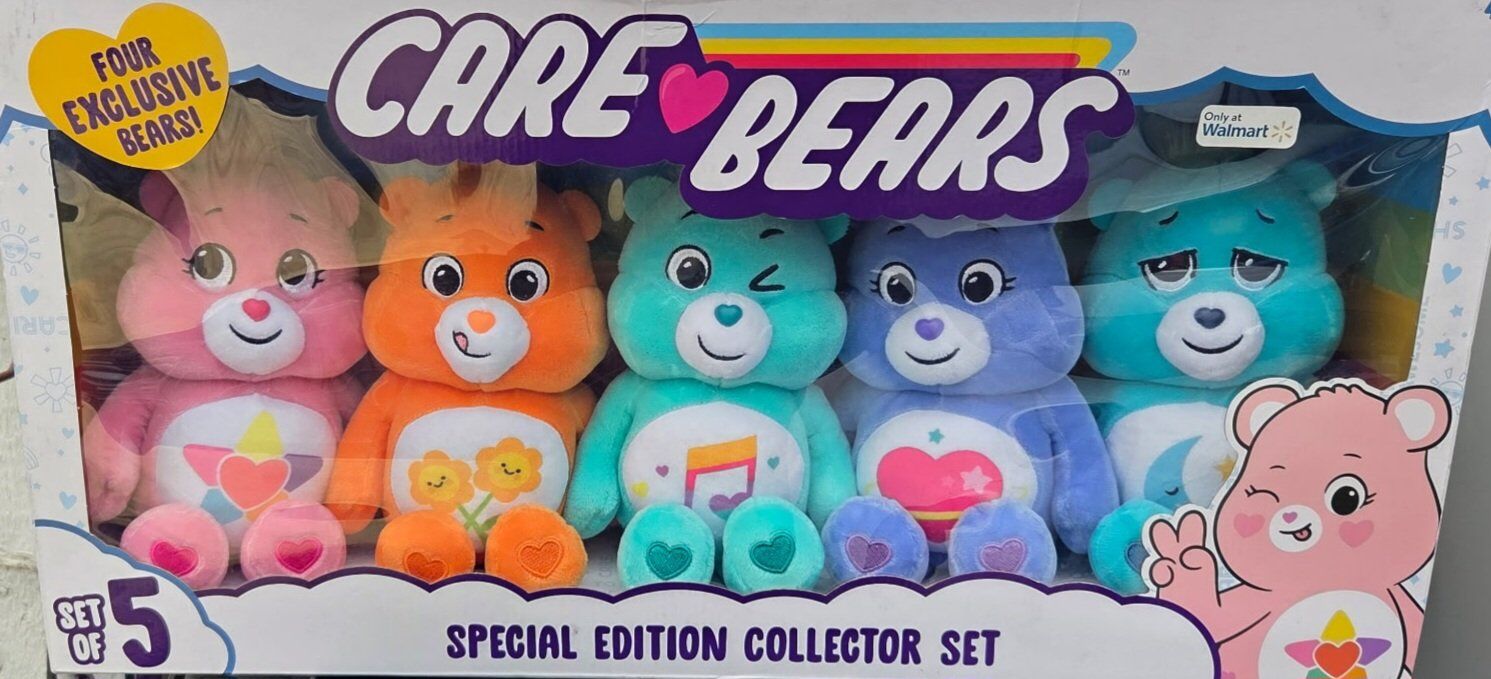 BNIB Care Bears Special Edition Collectors Set