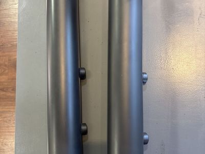 Harley-Davidson Slip-On Mufflers - Black Exhaust Pipes
