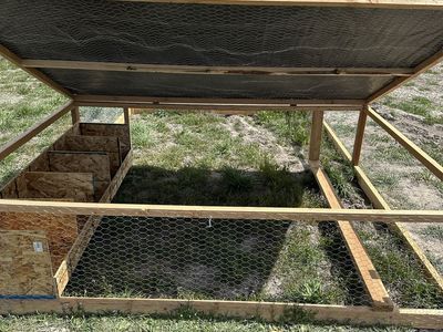 Large Chicken Tractor 8ftx12ft