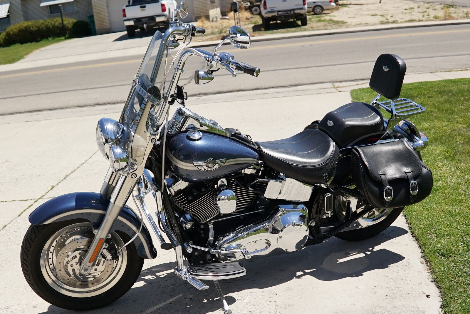 2003 Harley Davidson Fat Boy, 100 year anniversary edition. 19,800 miles
