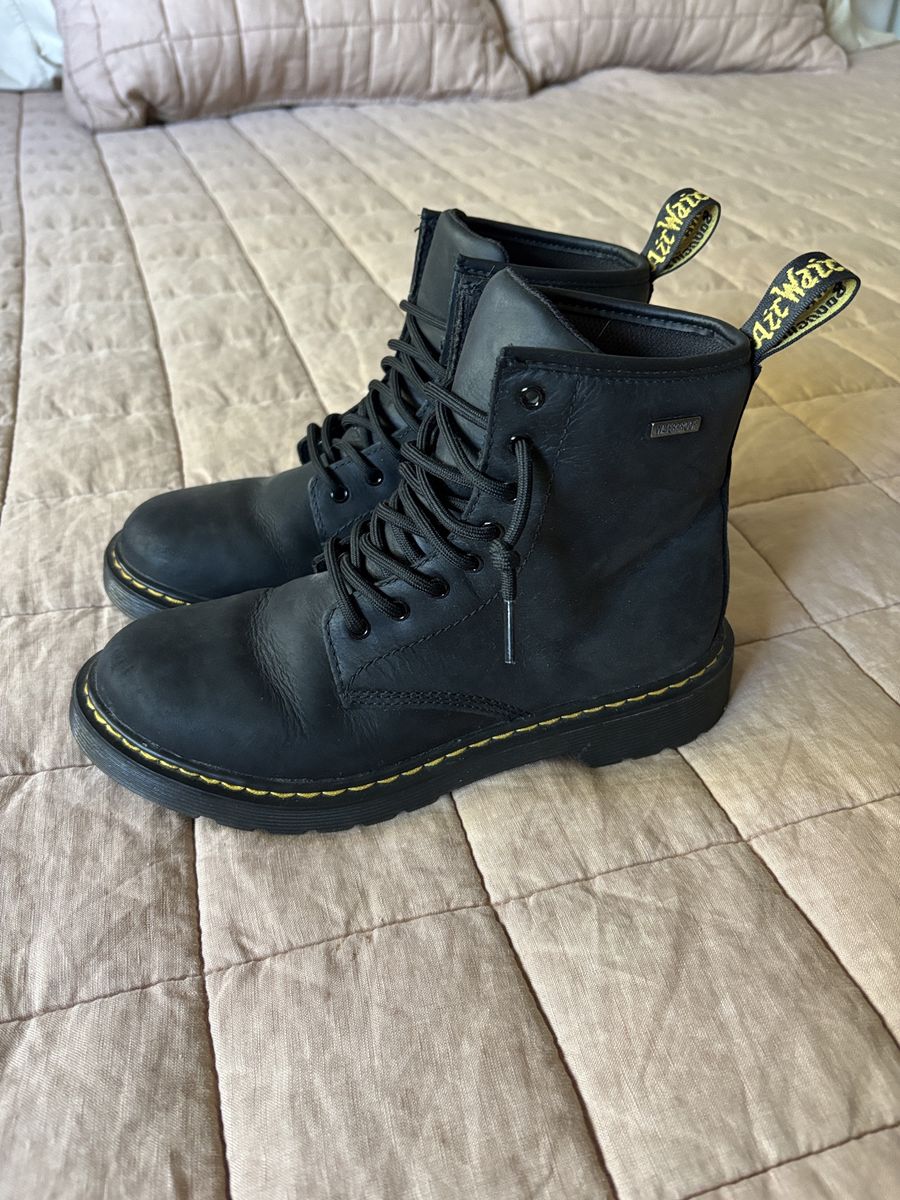 Dr. Martens 1460 Waterproof Boots – Youth/Girls Size 5 (EU 36) – Gently Used