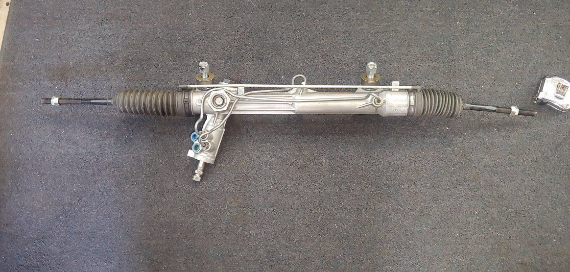 Power Steering ,Rack and pinion . This was never used on the road. It was installed a few years ago. Never on the road